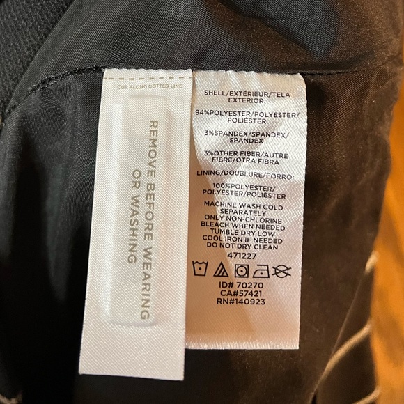 LOFT Black and White Mod Skirt Windowpane Plaid in size 14 - Picture 6 of 6